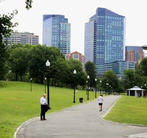 Park with several people