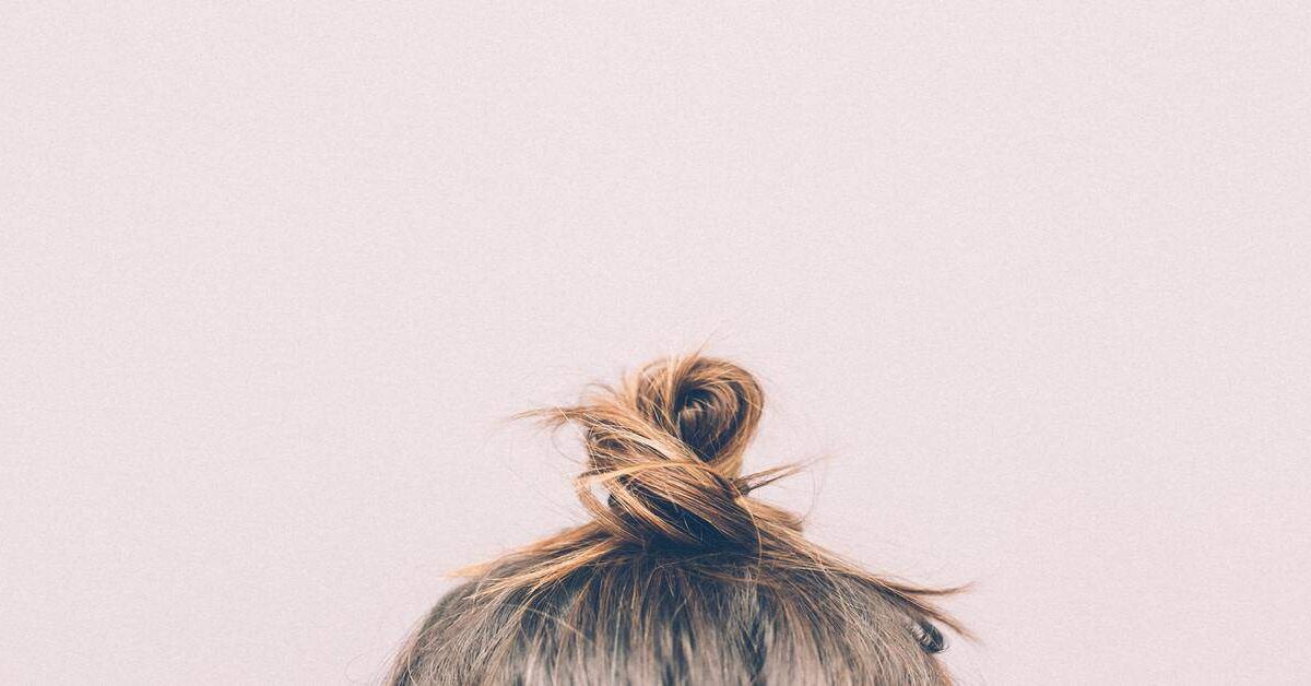 A hair bun.