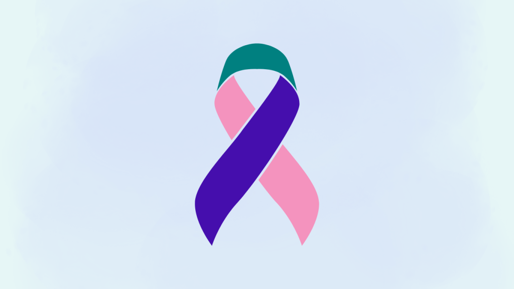 Thyroid Cancer Awareness Month Ribbon