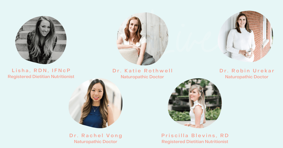 Lish, Dr. Katie Rothwell, Dr. Robin Urekar, Dr. Rachel Vong, Priscilla Blevins