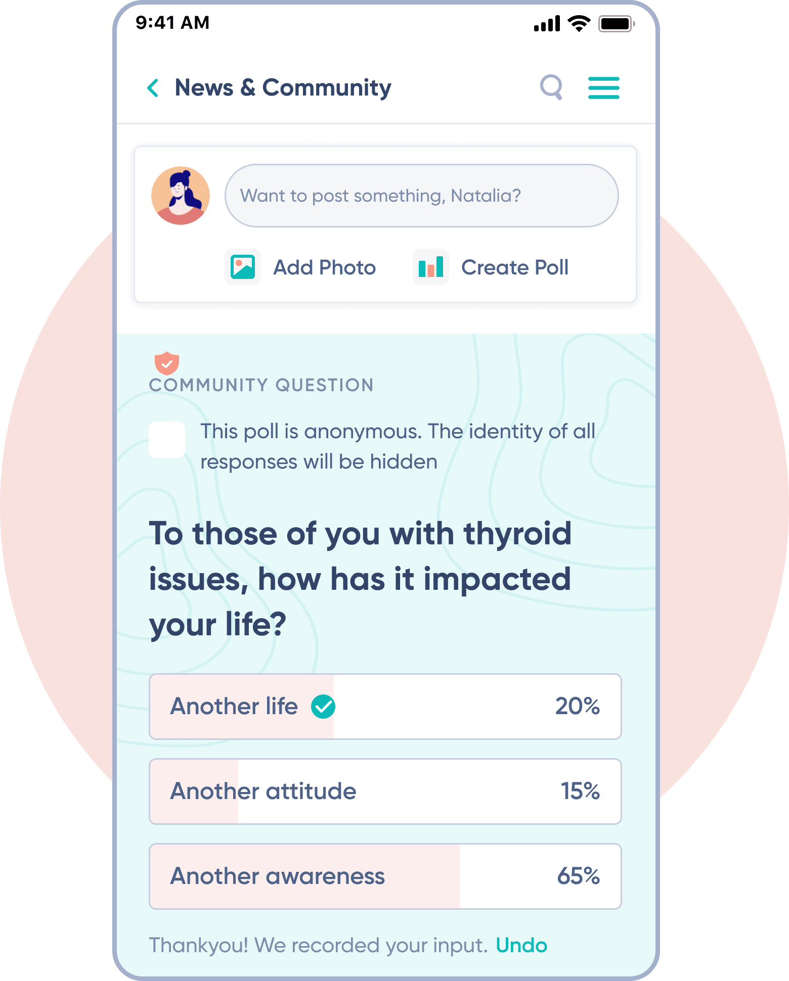 ThyForLife App Interface