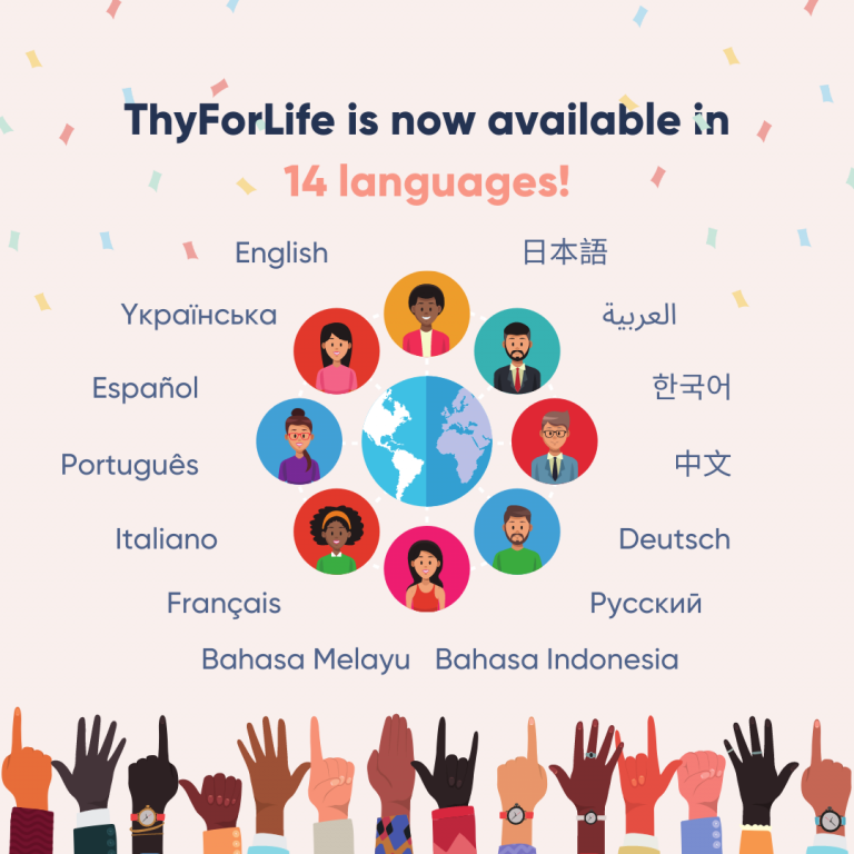 ThyForLife launches in 14 languages